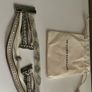 Victoria Emerson silver Apple Watch band/bracelet - 38mm